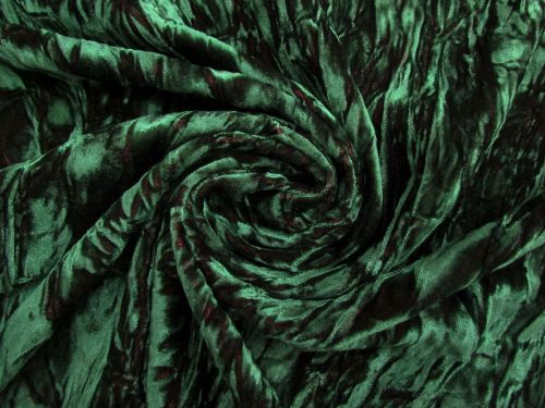 Crushed Shot Velvet- Treetop Green #16152