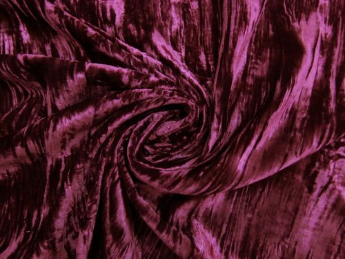 Crushed Velvet- Wine #16155