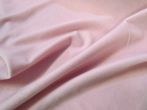 2way Stretch Velvet- Light Pink