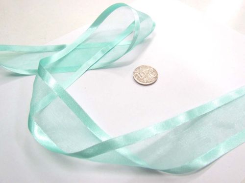 Satin Edge Ribbon 38mm- Teal