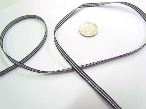 Gingham Ribbon 5mm- Black
