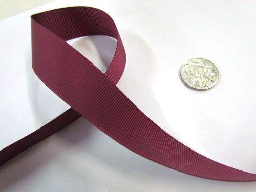 Grosgrain Ribbon 22mm- Burgundy