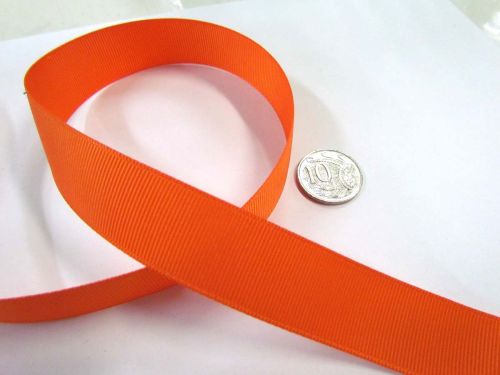Grosgrain Ribbon 22mm- Orange
