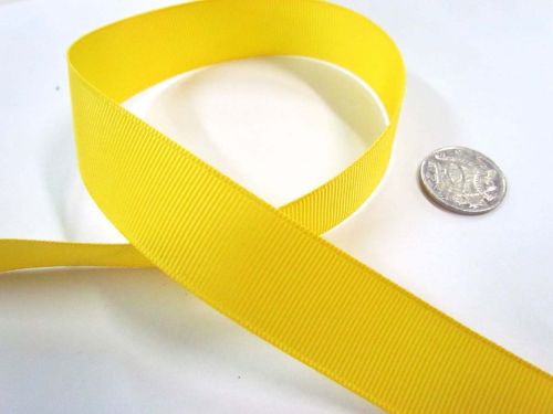 Grosgrain Ribbon 22mm- Yellow