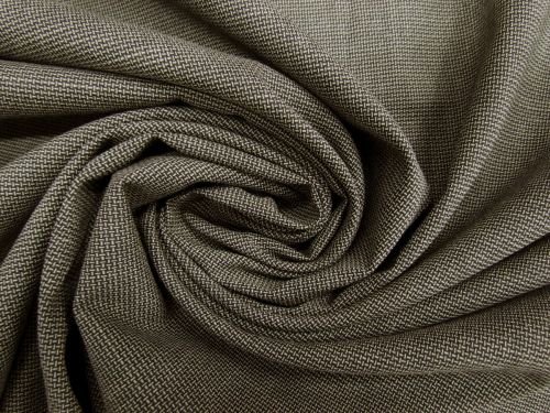 Great value Stretch Wool Blend Basketweave Suiting- Cavern Grey #11008 available to order online Australia