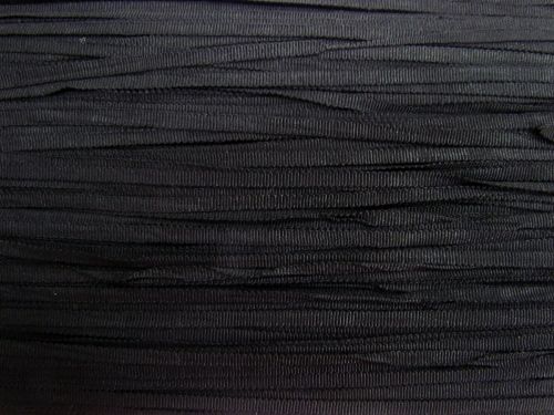 5mm Petersham Ribbon- Black #015