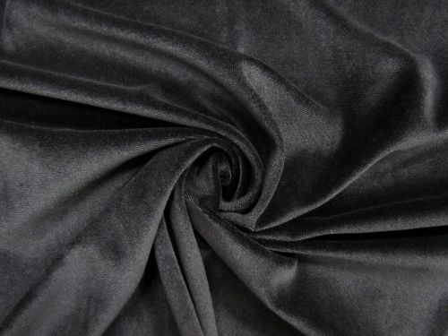 Great value Stretch Velour- Sleek Black #8129 available to order online Australia
