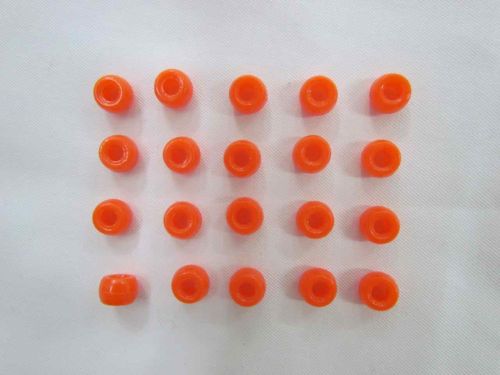 Orange Beads- Pack of 20- RW136