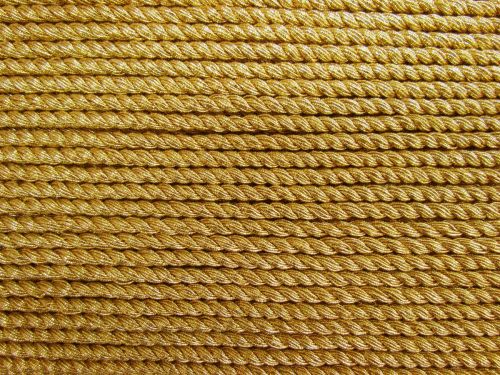 Great value 10.9m (12 yard) Roll of 5mm Metallic Twisted Cord Trim- Old Gold #T302 available to order online Australia