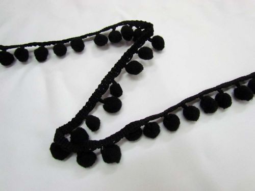 Designer Pom Poms- Black