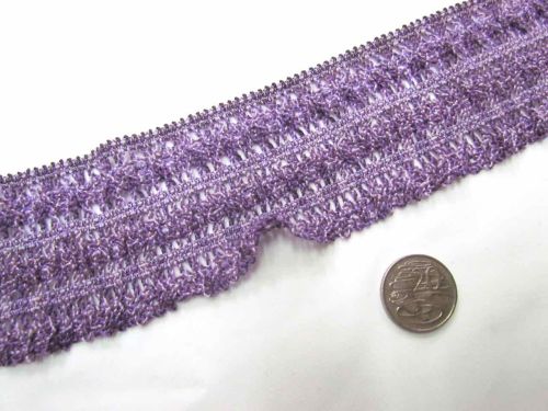 Fairground Weave Stretch Trim- Purple