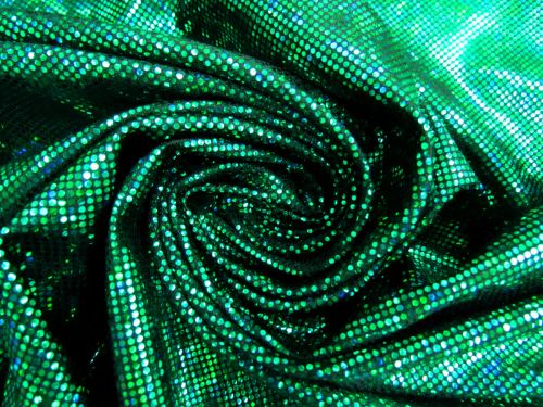 Dark Shattered Glass- Green on Black