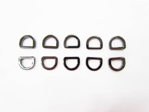 Mini D-Rings Pack of 10- Platinum RW250