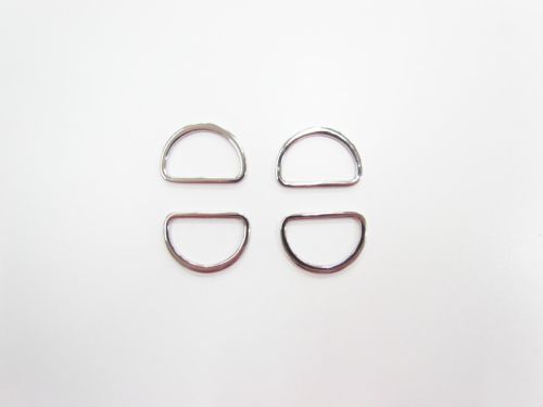 Designer D-Rings- Silver DRW14- Pack of 4