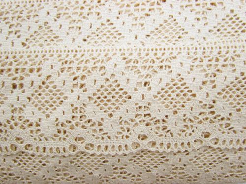 Rustic & Romantic Cotton Lace Trim- Natural #122