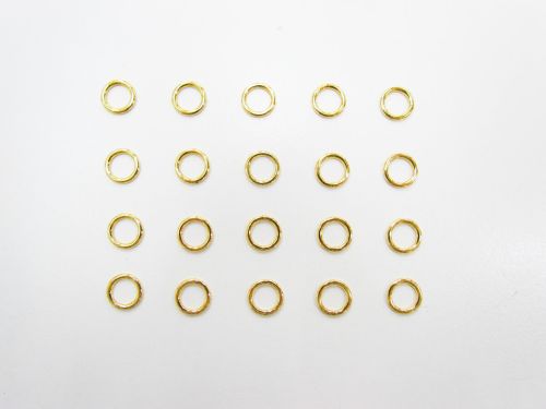 5mm Gold Strap Rings RW279- Pack of 20