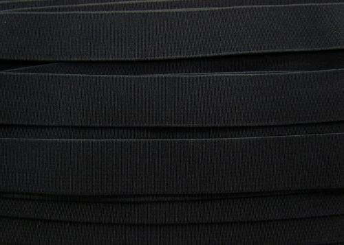 Budget Elastic- 25mm High Density- Black #226