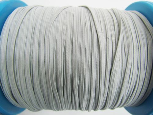 3mm Braided Elastic- Cool Grey #1017M