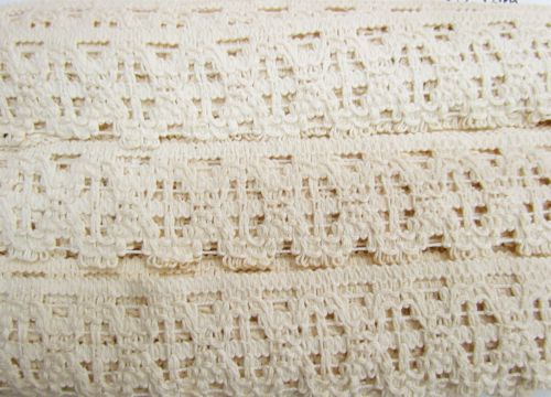 50mm Cotton Lace Trim- Sandstone #483