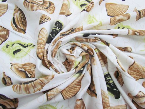 *Seconds* Seashell Cotton Jersey- Green #5115