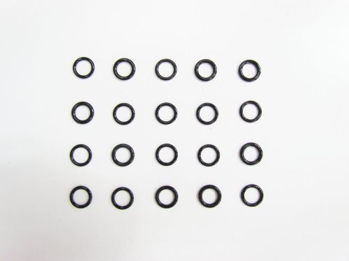 6mm Metal Black Lingerie Strap Rings RW312- Pack of 20