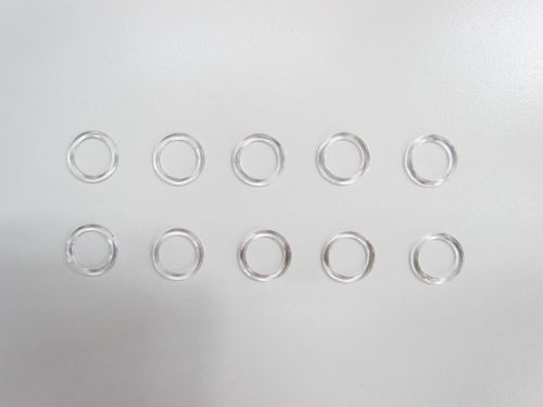 11mm Plastic Clear Lingerie Strap Rings RW314- Pack of 10