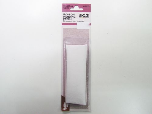 Iron on Mending Patch- White