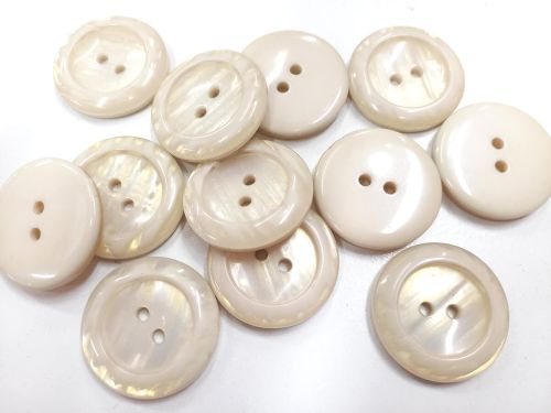 30mm Pearl Look Fashion Button - FB240