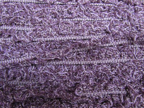 18mm Stretch Frill Crochet Trim- Purple Dream #663