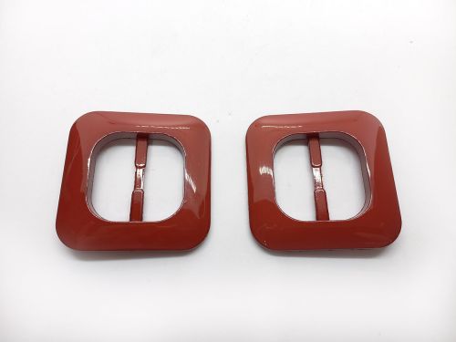 40mm Red Square Slider Buckle- RW527