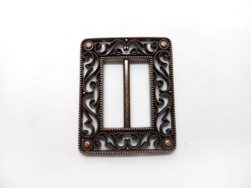 40mm Filigree Bronze Slider Buckle- RW529