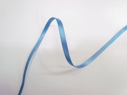 Double Sided Satin Ribbon- 5mm- 61 DUSTY BLUE