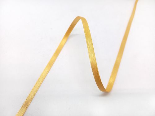 Double Sided Satin Ribbon- 5mm- 82/678 HONEY GOLD