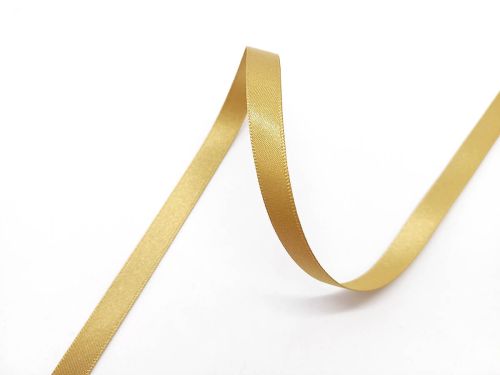 Double Sided Satin Ribbon- 10mm- 6835 STRAW