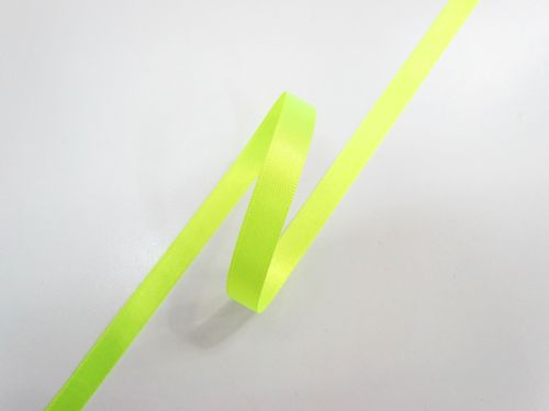 Double Sided Satin Ribbon- 10mm- 6846 F/YELLOW