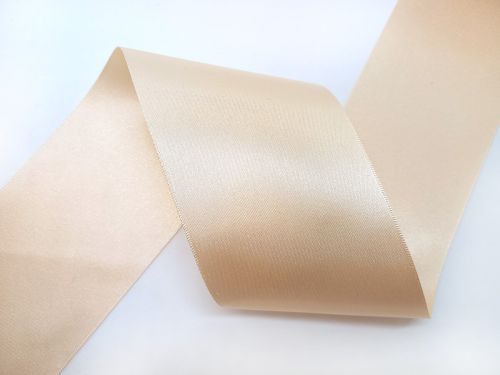 Double Sided Satin Ribbon- 70mm- 703 IVORY