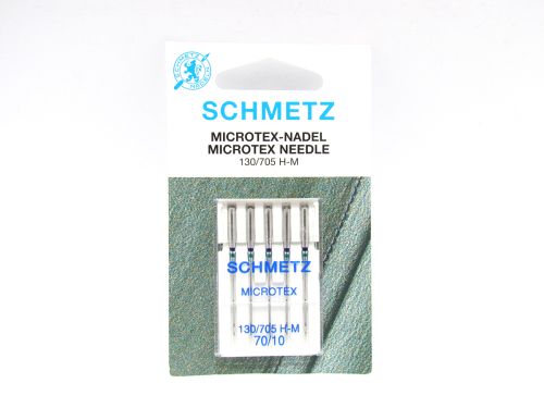 Schmetz Microtex Needles- 70/10- Pack of 5