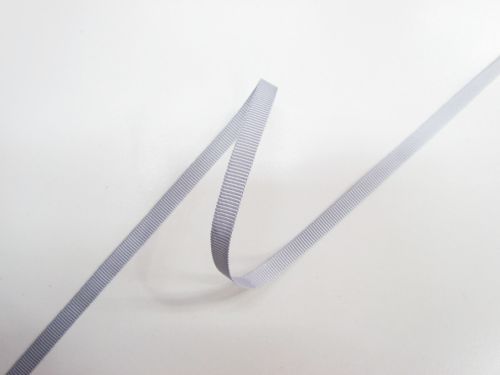 6mm Grosgrain Ribbon- Ash Grey #795