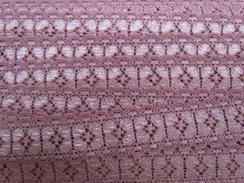 25mm Stretch Lace Trim- Peony Pink #845