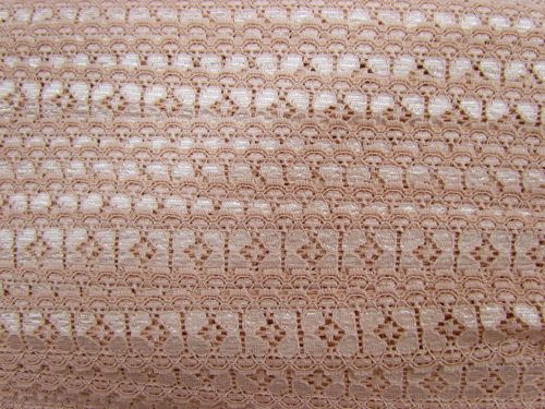 25mm Stretch Lace Trim- Soft Peach #846