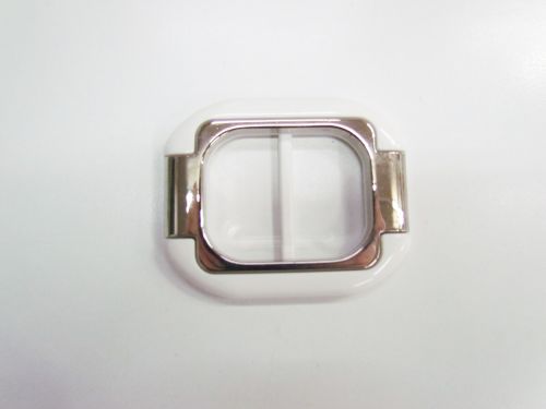 40mm Buckle- Cream / Silver RW574