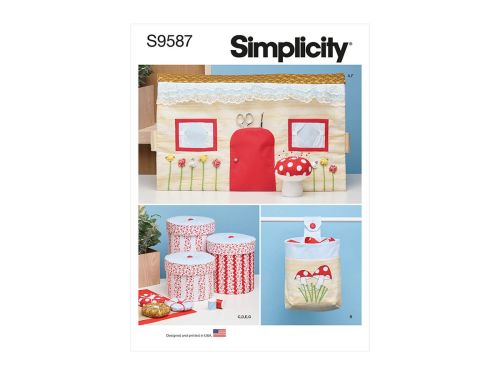 Simplicity Pattern S9587 SEWING ROOM ACCESSORIES- Size OS (One Size Only)