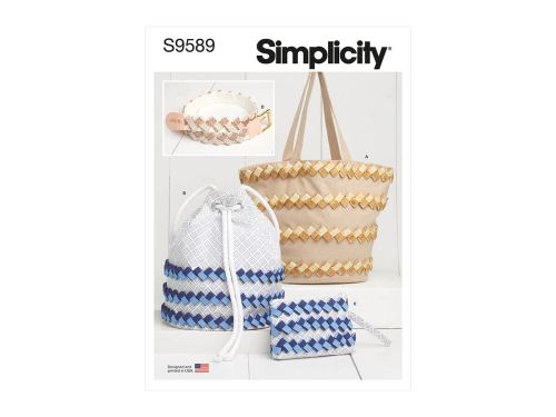 Simplicity Pattern S9589 FABRIC CHAIN, ACCESSORY- Size OS (One Size Only)