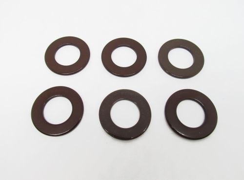 32mm Brown Plastic Rings RW586- Pack of 6