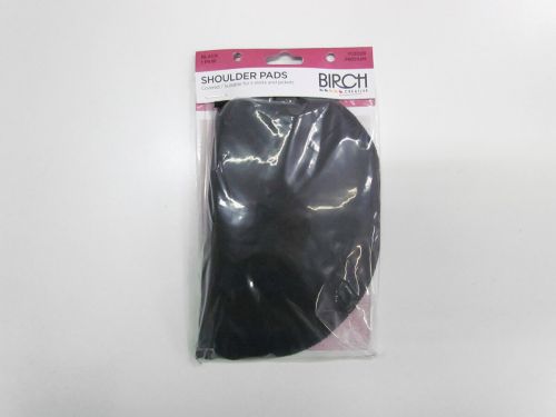 Shoulder Pad Covered- Black- 12mm