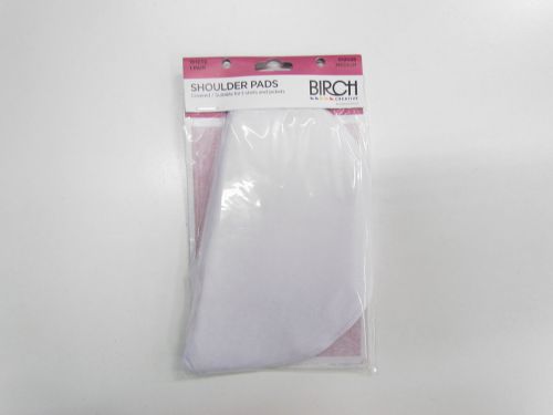 Shoulder Pad Covered- White- 12mm