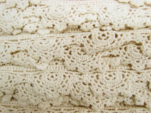 45mm Heavy Cotton Lace- Natural #T024