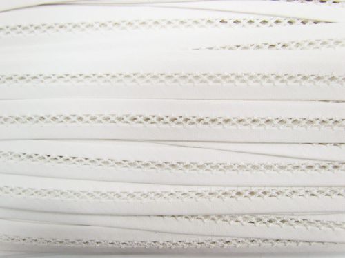 Diamond Insertion Lace- Crisp White #T068