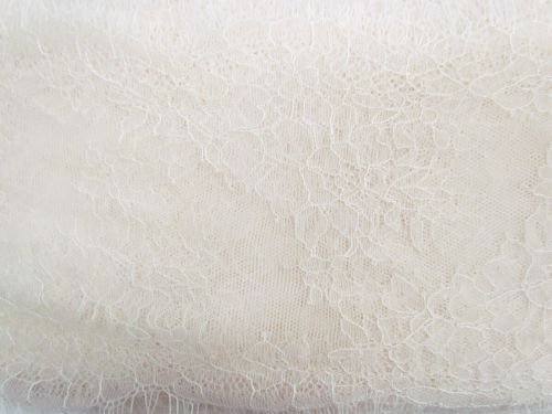 140mm Reaching Roses Lace Trim 3m Piece- Cream #T100