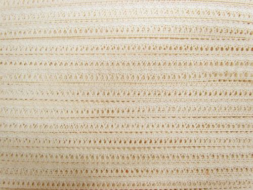 10mm Art Deco Arches Cotton Lace Trim- Natural #T115